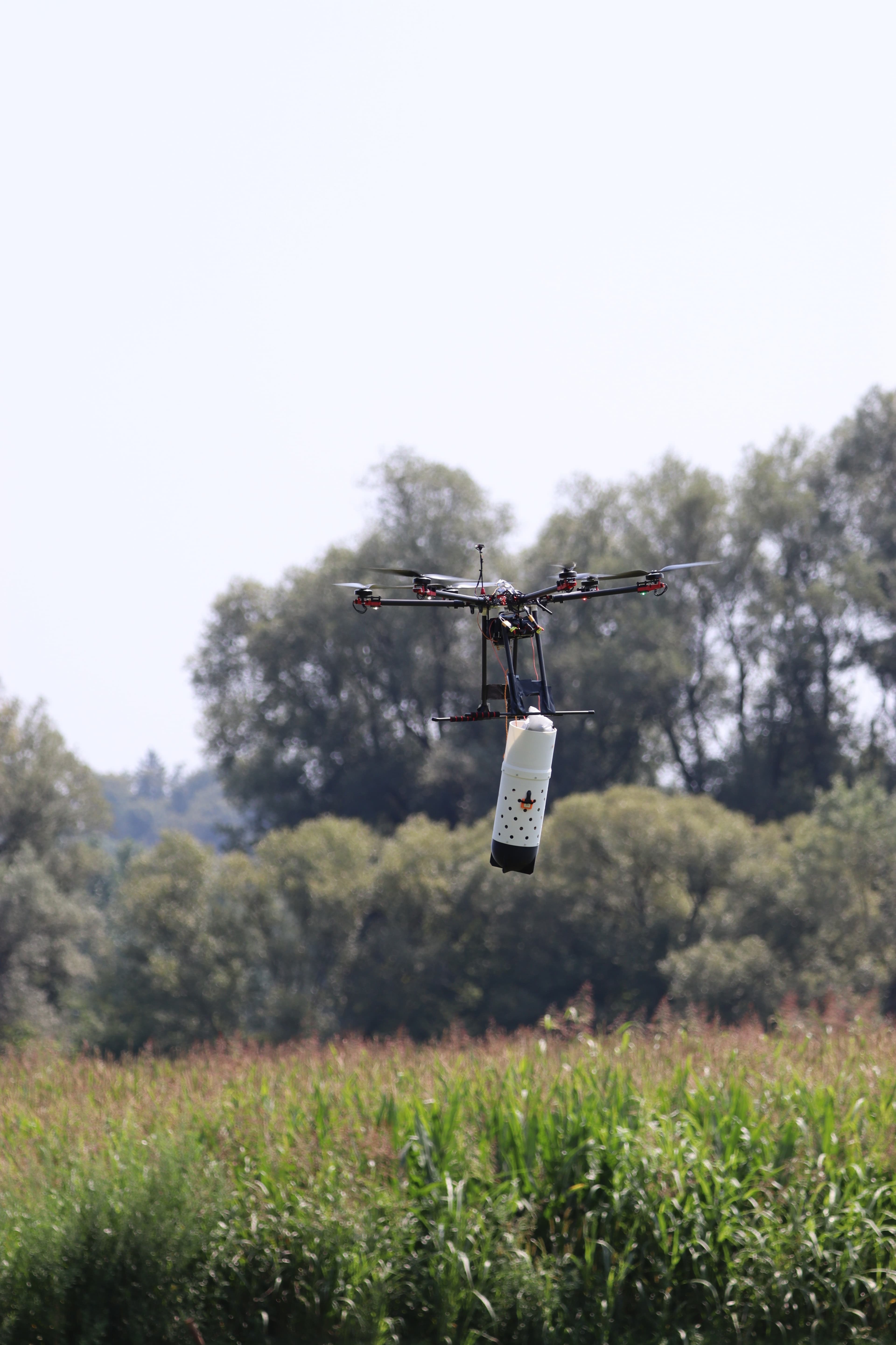 ASTG drone over field
