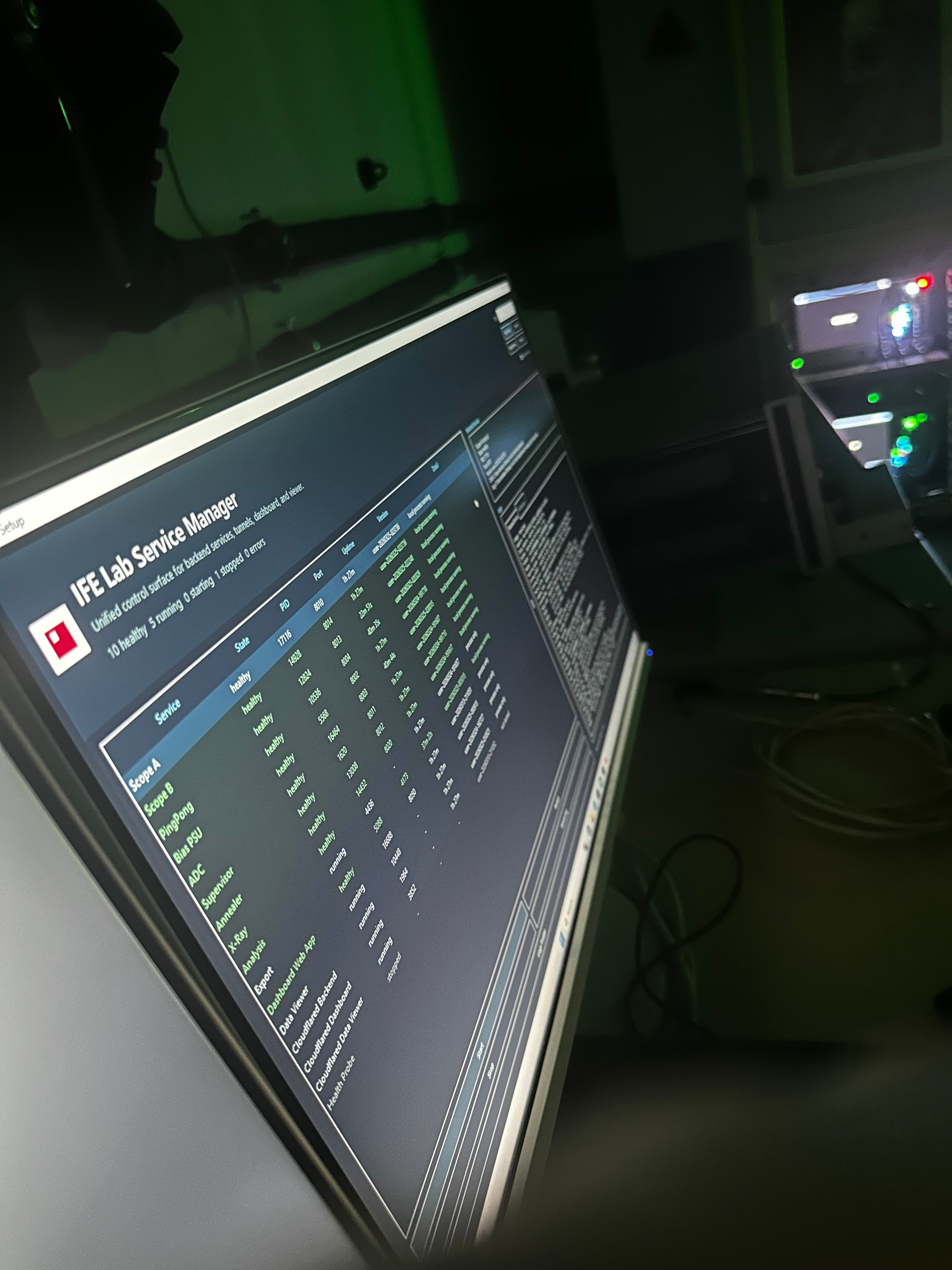 Lab automation monitor
