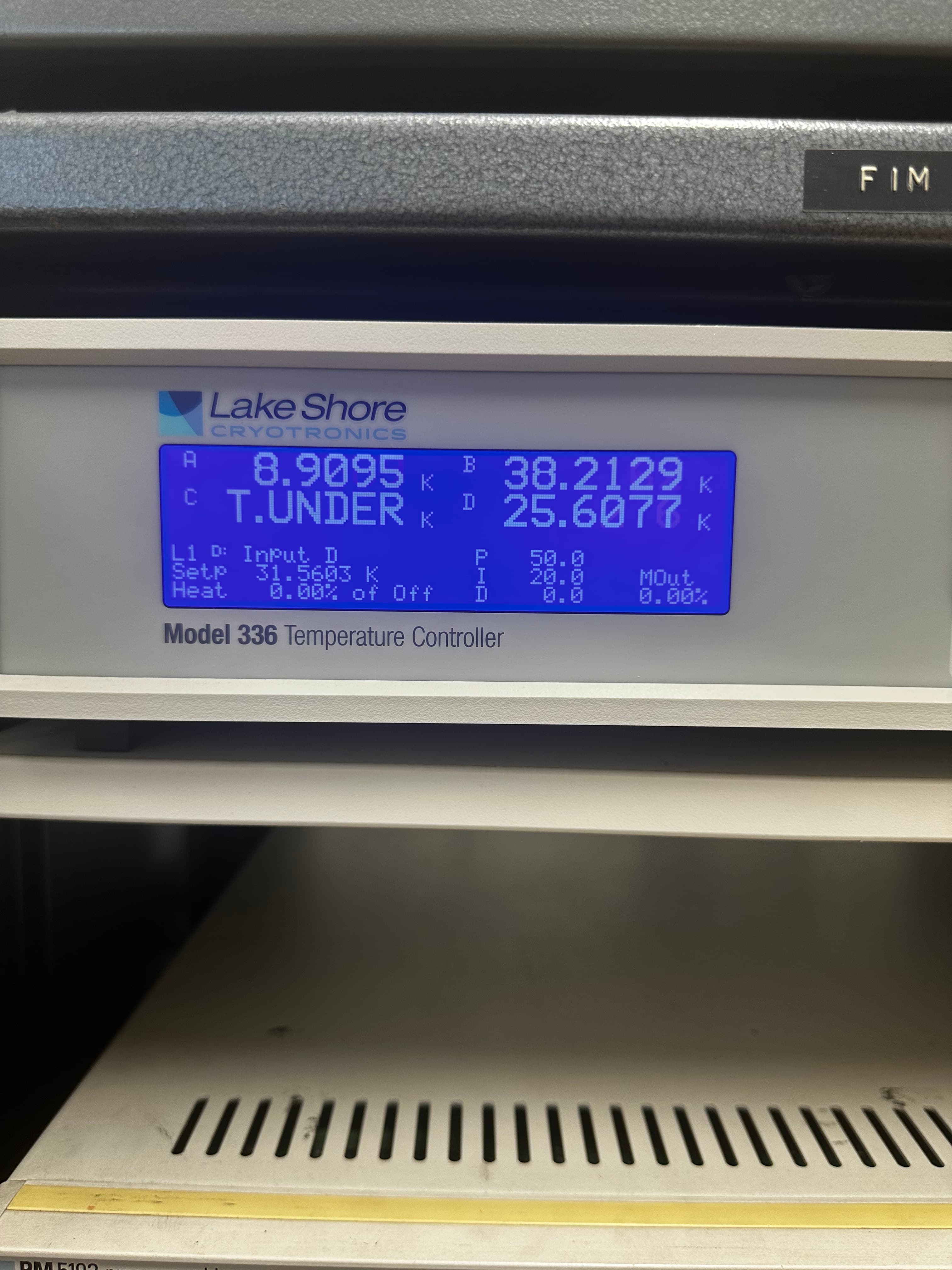 LakeShore temperature controller